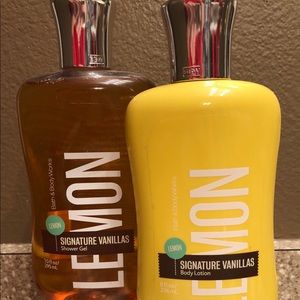 NEW unused BODYWASH ONLY Vanilla Lemon RARE